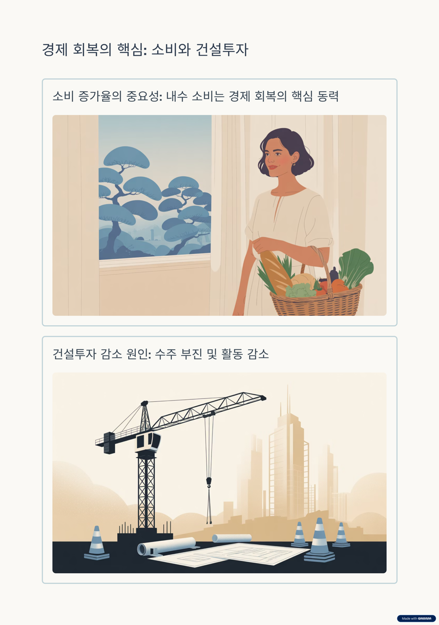 2025년 8월 한국 경제성장률 최신 전망
